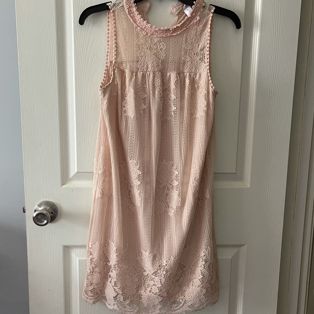 Pale Pink dress, Size M fits more like a small